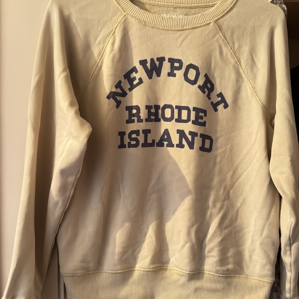 American Eagle Outfitters Cream Sweatshirt
